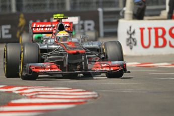 © Octane Photographic Ltd. 2012. F1 Monte Carlo - Qualifying - Session 1. Saturday 26th May 2012. Lewis Hamilton - McLaren. Digital Ref : 0355cb1d6617