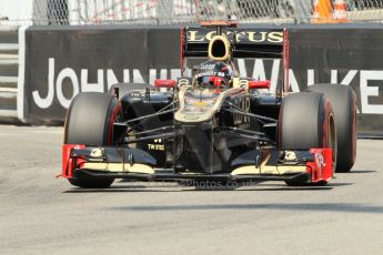 © Octane Photographic Ltd. 2012. F1 Monte Carlo - Qualifying - Session 2. Saturday 26th May 2012. Kimi Raikkonen - Lotus. Digital Ref : 0355cb1d6725