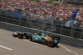 © Octane Photographic Ltd. 2012. F1 Monte Carlo - Qualifying - Session 1. Saturday 26th May 2012. Vitaly Petrov - Caterham. Digital Ref : 0355cb7d8766