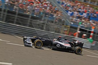 © Octane Photographic Ltd. 2012. F1 Monte Carlo - Qualifying - Session 1. Saturday 26th May 2012. Pastor Maldonado - Williams. Digital Ref : 0355cb7d8781