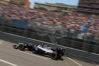 © Octane Photographic Ltd. 2012. F1 Monte Carlo - Qualifying - Session 1. Saturday 26th May 2012. Pastor Maldonado - Williams. Digital Ref : 0355cb7d8814