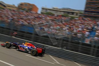 © Octane Photographic Ltd. 2012. F1 Monte Carlo - Qualifying - Session 1. Saturday 26th May 2012. Mark Webber - Red Bull. Digital Ref : 0355cb7d8817