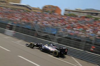 © Octane Photographic Ltd. 2012. F1 Monte Carlo - Qualifying - Session 1. Saturday 26th May 2012. Bruno Senna - Williams. Digital Ref : 0355cb7d8822