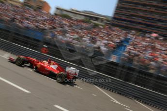© Octane Photographic Ltd. 2012. F1 Monte Carlo - Qualifying - Session 1. Saturday 26th May 2012. Fernando Alonso - Ferrari. Digital Ref : 0355cb7d8853