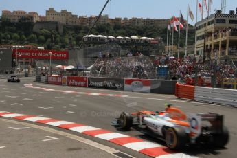© Octane Photographic Ltd. 2012. F1 Monte Carlo - Qualifying - Session 2. Saturday 26th May 2012. Nico Hulkenberg - Force India. Digital Ref : 0355cb7d8857