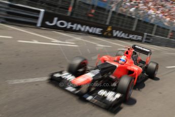 © Octane Photographic Ltd. 2012. F1 Monte Carlo - Qualifying - Session 2. Saturday 26th May 2012. Timo Glock - Marussia. Digital Ref : 0355cb7d8875