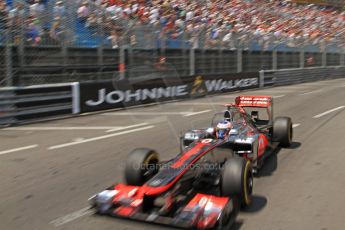 © Octane Photographic Ltd. 2012. F1 Monte Carlo - Qualifying - Session 2. Saturday 26th May 2012. Jenson Button - McLaren. Digital Ref : 0355cb7d8882