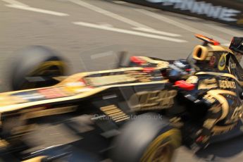 © Octane Photographic Ltd. 2012. F1 Monte Carlo - Qualifying - Session 2. Saturday 26th May 2012. Kimi Raikkonen - Lotus. Digital Ref : 0355cb7d8894