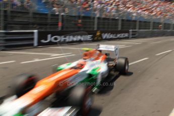 © Octane Photographic Ltd. 2012. F1 Monte Carlo - Qualifying - Session 2. Saturday 26th May 2012. Nico Hulkenberg - Force India. Digital Ref : 0355cb7d8906