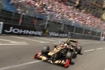 © Octane Photographic Ltd. 2012. F1 Monte Carlo - Qualifying - Session 2. Saturday 26th May 2012. Romain Grosjean - Lotus. Digital Ref : 0355cb7d8909