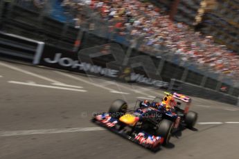 © Octane Photographic Ltd. 2012. F1 Monte Carlo - Qualifying - Session 2. Saturday 26th May 2012. Mark Webber - Red Bull. Digital Ref : 0355cb7d8914