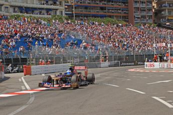 © Octane Photographic Ltd. 2012. F1 Monte Carlo - Qualifying - Session 2. Saturday 26th May 2012. Jean-Eric Vergne - Toro Rosso. Digital Ref : 0355cb7d8928