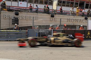 © Octane Photographic Ltd. 2012. F1 Monte Carlo - Qualifying - Session 2. Saturday 26th May 2012. Kimi Raikkonen - Lotus. Digital Ref : 0355cb7d8950