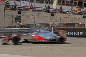 © Octane Photographic Ltd. 2012. F1 Monte Carlo - Qualifying - Session 2. Saturday 26th May 2012. Jenson Button - McLaren. Digital Ref : 0355cb7d8953