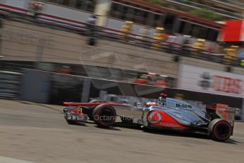 © Octane Photographic Ltd. 2012. F1 Monte Carlo - Qualifying - Session 2. Saturday 26th May 2012. Jenson Button - McLaren. Digital Ref : 0355cb7d8974