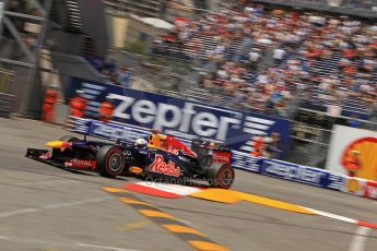 © Octane Photographic Ltd. 2012. F1 Monte Carlo - Qualifying - Session 2. Saturday 26th May 2012. Sebastian Vettel. Digital Ref : 0355cb7d8987