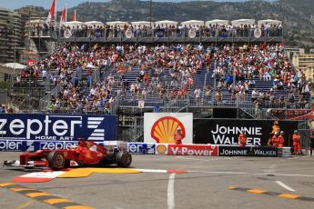 © Octane Photographic Ltd. 2012. F1 Monte Carlo - Qualifying - Session 2. Saturday 26th May 2012. Fernando Alonso - Ferrari. Digital Ref : 0355cb7d8997