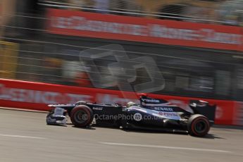 © Octane Photographic Ltd. 2012. F1 Monte Carlo - Qualifying - Session 3. Saturday 26th May 2012. Pastor Maldonado - Williams. Digital Ref : 0355cb7d9056