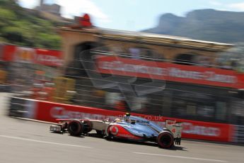 © Octane Photographic Ltd. 2012. F1 Monte Carlo - Qualifying - Session 3. Saturday 26th May 2012. Lewis Hamilton - McLaren. Digital Ref : 0355cb7d9059