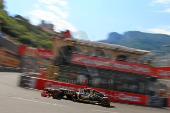 © Octane Photographic Ltd. 2012. F1 Monte Carlo - Qualifying - Session 3. Saturday 26th May 2012. Kimi Raikkonen - Lotus. Digital Ref : 0355cb7d9063