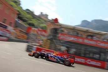 © Octane Photographic Ltd. 2012. F1 Monte Carlo - Qualifying - Session 3. Saturday 26th May 2012. Mark Webber - Red Bull. Digital Ref : 0355cb7d9069