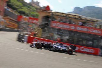 © Octane Photographic Ltd. 2012. F1 Monte Carlo - Qualifying. Saturday 26th May 2012. Pastor Maldonado - Williams. Digital Ref : 0355cb7d9085
