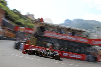 © Octane Photographic Ltd. 2012. F1 Monte Carlo - Qualifying - Session 3. Saturday 26th May 2012. Kimi Raikkonen - Lotus. Digital Ref : 0355cb7d9093