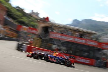 © Octane Photographic Ltd. 2012. F1 Monte Carlo - Qualifying - Session 3. Saturday 26th May 2012. Mark Webber - Red Bull. Digital Ref : 0355cb7d9097