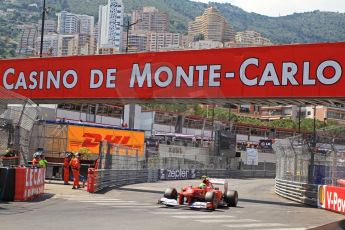 © Octane Photographic Ltd. 2012. F1 Monte Carlo - Qualifying - Session 3. Saturday 26th May 2012. Felipe Massa - Ferrari. Digital Ref : 0355cb7d9114