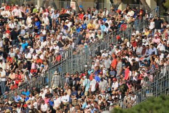 © Octane Photographic Ltd. 2012. F1 Monte Carlo - Practice 1. Thursday 24th May 2012. The crowd gather ready for the start of the Formula 1 action at Monaco this weekend. Digital Ref : 0350cb1d0070