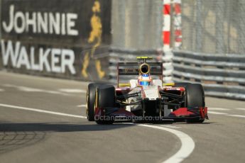 © Octane Photographic Ltd. 2012. F1 Monte Carlo - Practice 1. Thursday 24th May 2012. Narain Kartheyan - HRT. Digital Ref : 0350cb1d0092