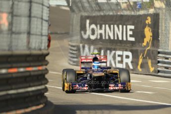 © Octane Photographic Ltd. 2012. F1 Monte Carlo - Practice 1. Thursday  24th May 2012. Jean-Eric Vergne - Toro Rosso. Digital Ref : 0350cb1d0097