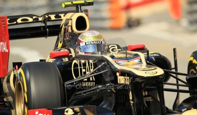 © Octane Photographic Ltd. 2012. F1 Monte Carlo - Practice 1. Thursday  24th May 2012. Romain Grosjean - Lotus. Digital Ref : 0350cb1d0159