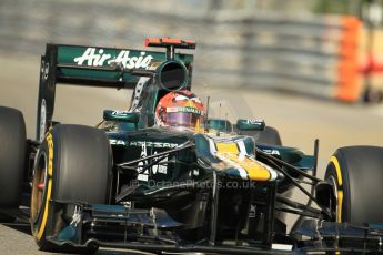 © Octane Photographic Ltd. 2012.  F1 Monte Carlo - Practice 1. Thursday  24th May 2012. Heikki Kovalainen - Caterham. Digital Ref : 0350cb1d0183