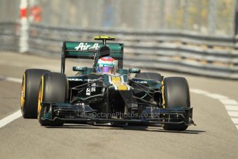 © Octane Photographic Ltd. 2012. F1 Monte Carlo - Practice 1. Thursday 24th May 2012. Vitaly Petrov - Caterham. Digital Ref : 0350cb1d0201