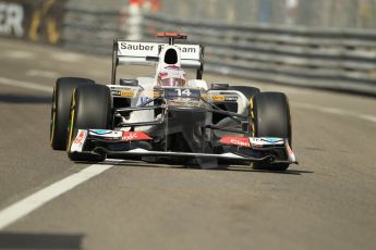 © Octane Photographic Ltd. 2012. F1 Monte Carlo - Practice 1. Thursday 24th May 2012. Kamui Kobayashi - Sauber. Digital Ref : 0350cb1d0217