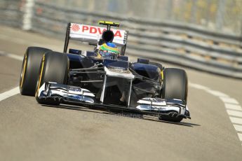 © Octane Photographic Ltd. 2012. F1 Monte Carlo - Practice 1. Thursday 24th May 2012. Bruno Senna - Williams. Digital Ref : 0350cb1d0278