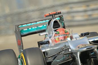 © Octane Photographic Ltd. 2012. F1 Monte Carlo - Practice 1. Thursday 24th May 2012. Michael Schumacher - Mercedes. Digital Ref : 0350cb1d0287