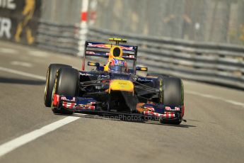 © Octane Photographic Ltd. 2012. F1 Monte Carlo - Practice 1. Thursday 24th May 2012. Mark Webber - Red Bull. Digital Ref : 0350cb1d0374