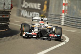 © Octane Photographic Ltd. 2012. F1 Monte Carlo - Practice 1. Thursday  24th May 2012. Sergio Perez - Sauber. Digital Ref : 0350cb1d0392