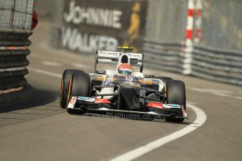© Octane Photographic Ltd. 2012. F1 Monte Carlo - Practice 1. Thursday 24th May 2012. Sergio Perez - Sauber. Digital Ref : 0350cb1d0392