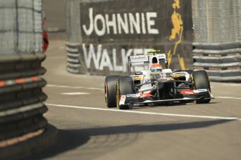 © Octane Photographic Ltd. 2012.  F1 Monte Carlo - Practice 1. Thursday  24th May 2012. Sergio Perez - Sauber. Digital Ref : 0350cb1d0416