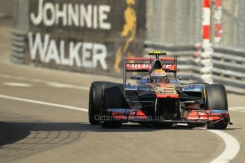 © Octane Photographic Ltd. 2012. F1 Monte Carlo - Practice 1. Thursday  24th May 2012. Lewis Hamilton - McLaren. Digital Ref : 0350cb1d0450