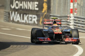 © Octane Photographic Ltd. 2012. F1 Monte Carlo - Practice 1. Thursday 24th May 2012. Lewis Hamilton - McLaren. Digital Ref : 0350cb1d0450