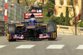 © Octane Photographic Ltd. 2012. F1 Monte Carlo - Practice 1. Thursday  24th May 2012. Daniel Ricciardo - Toro Rosso. Digital Ref : 0350cb1d0466