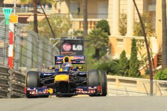 © Octane Photographic Ltd. 2012. F1 Monte Carlo - Practice 1. Thursday  24th May 2012. Sebastian Vettel - Red Bull. Digital Ref : 0350cb1d0476
