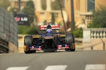 © Octane Photographic Ltd. 2012. F1 Monte Carlo - Practice 1. Thursday  24th May 2012. Daniel Ricciardo - Toro Rosso. Digital Ref : 0350cb1d0549