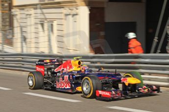 © Octane Photographic Ltd. 2012. F1 Monte Carlo - Practice 1. Thursday  24th May 2012. Mark Webber - Red Bull. Digital Ref : 0350cb7d7366