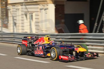 © Octane Photographic Ltd. 2012. F1 Monte Carlo - Practice 1. Thursday 24th May 2012. Mark Webber - Red Bull. Digital Ref : 0350cb7d7366