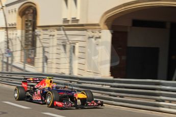 © Octane Photographic Ltd. 2012. F1 Monte Carlo - Practice 1. Thursday  24th May 2012. Mark Webber - Red Bull. Digital Ref : 0350cb7d7425